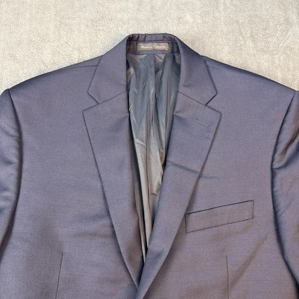 Lauren Ralph Lauren 40L Gold Button Navy Blazer Jacket Sports Coat 100% Wool